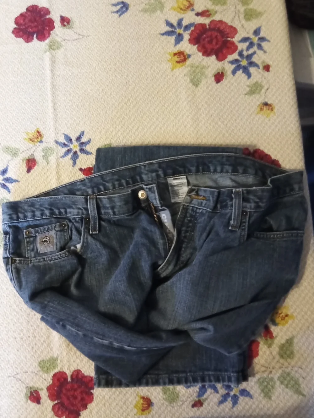 Cinch Men's Straight Dark Blue Denim Jeans